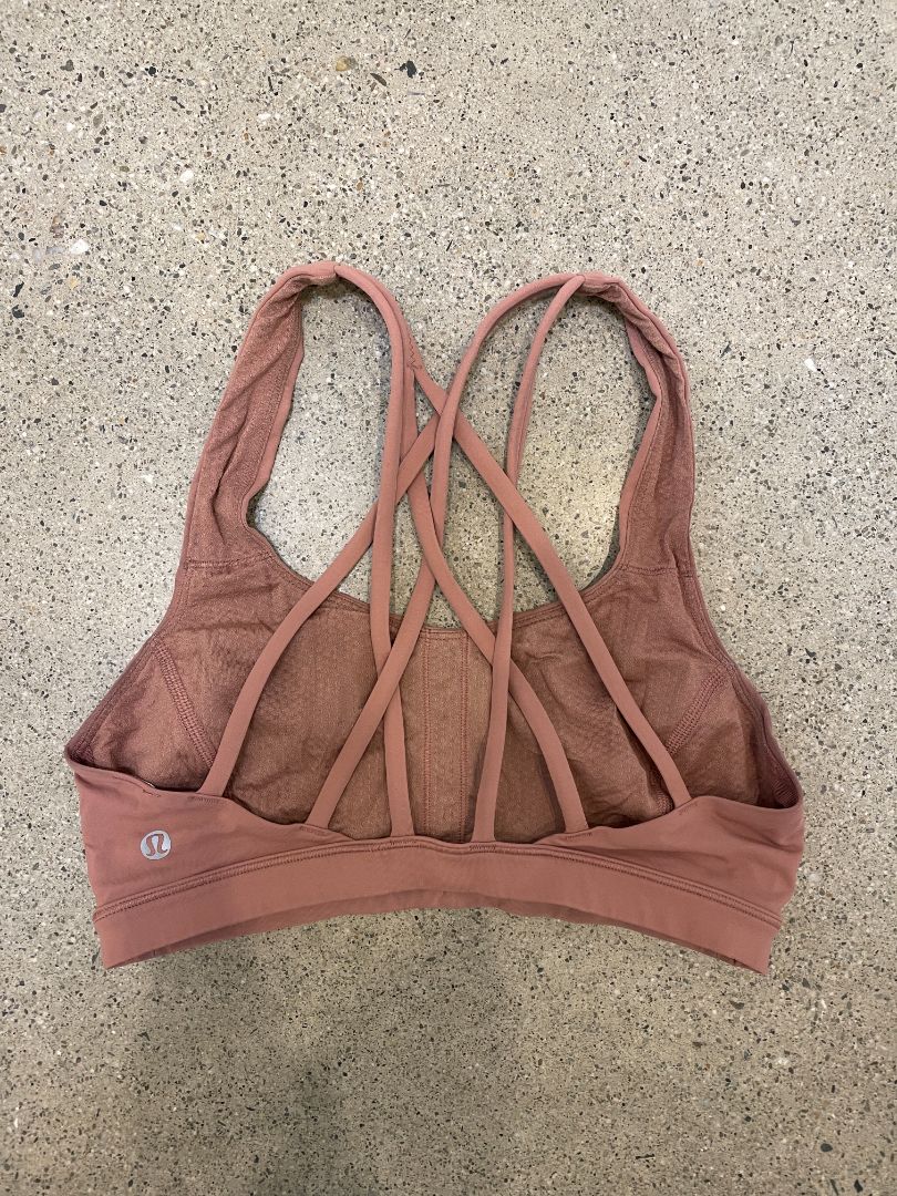 Pink Lululemon Strappy Sports Bra, 4