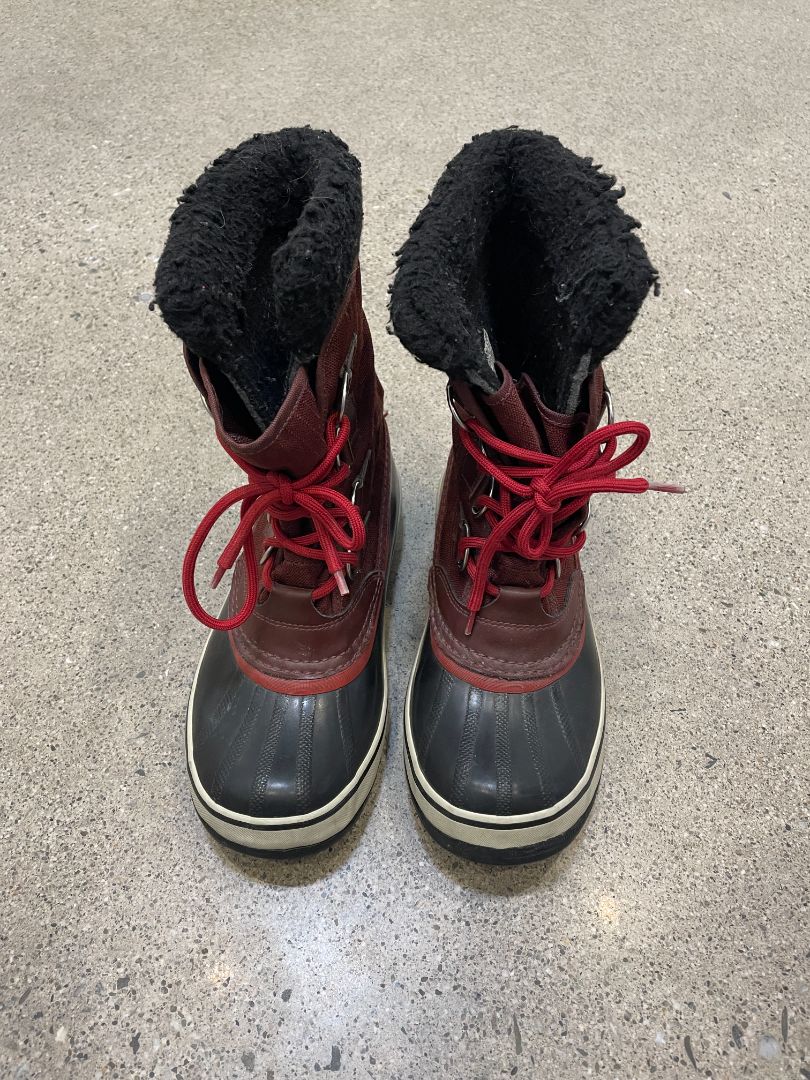 Burgundy/Black Sorel Winter Carnival, EU 37 / US 6