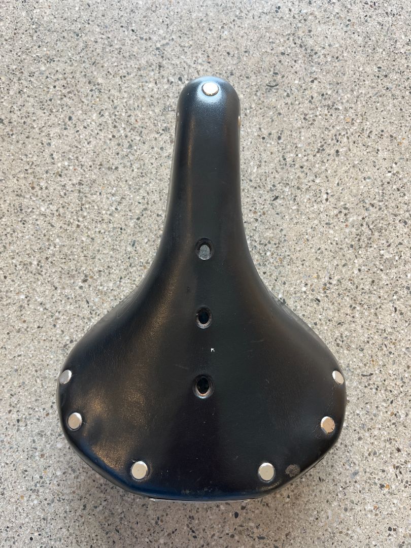 Black Brooks Leather Bike Saddle, B.17S