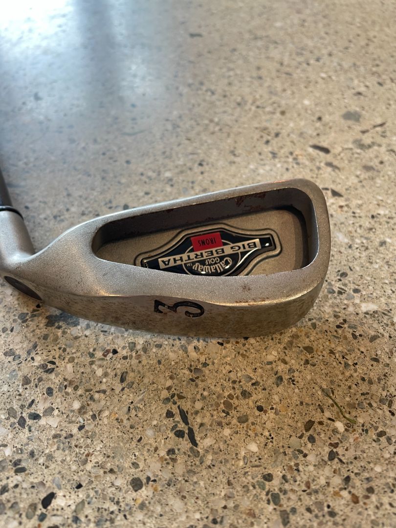 Silver Callaway Big Bertha Club Set, Right hand / Firm flex