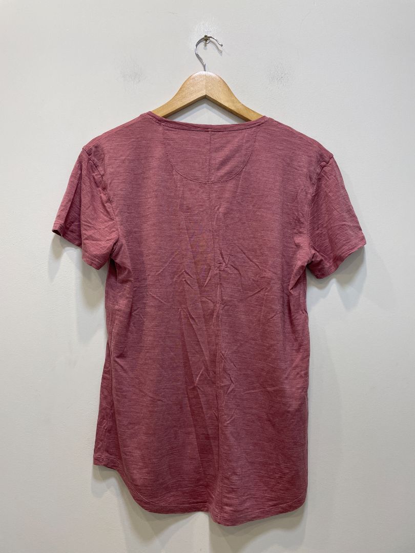 Pink Mons Royale Merino Tee, M