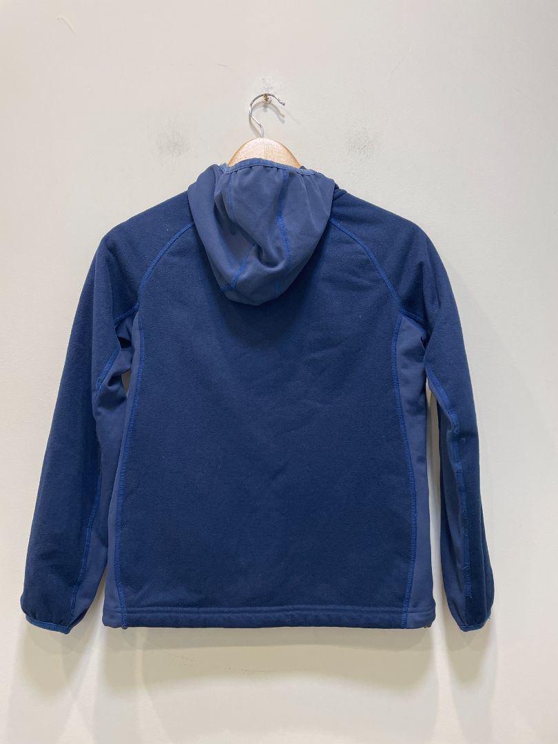 Blue Macpac Hooded Fleece Jacket, 10 yrs