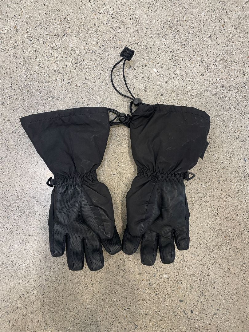 Black Dakine Snow Gloves, S / 4-6 yrs