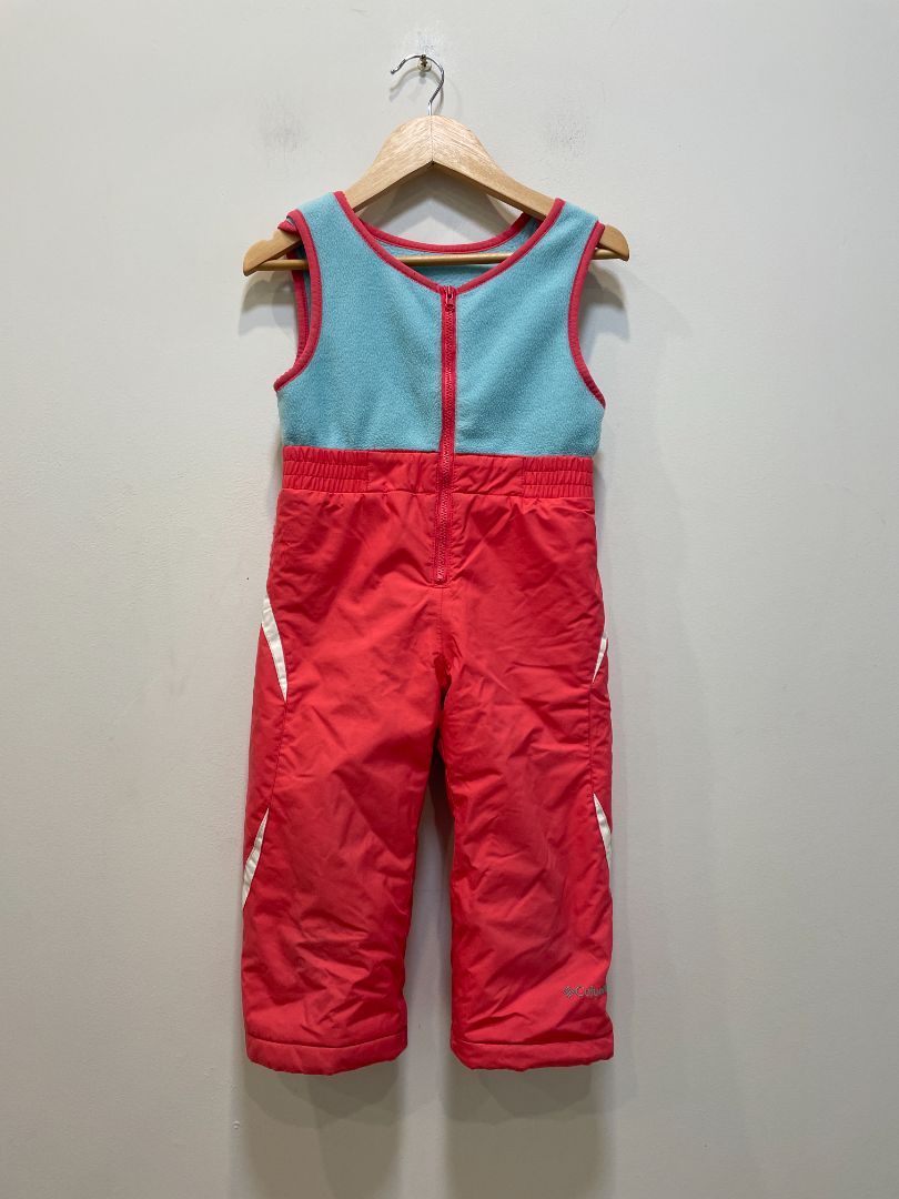 Red Columbia Snow Suit Set, 3T Toddler
