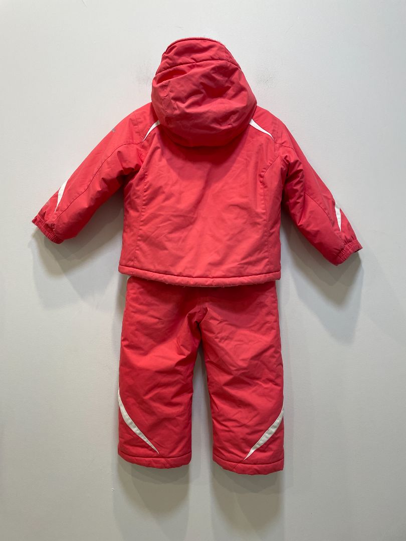 Red Columbia Snow Suit Set, 3T Toddler