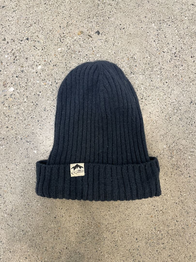 Black Audi Ice Experience Beanie, One Size