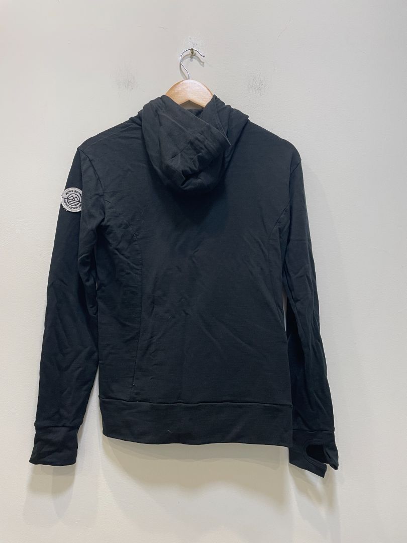 Black Mons Royale Merino Hoodie, S