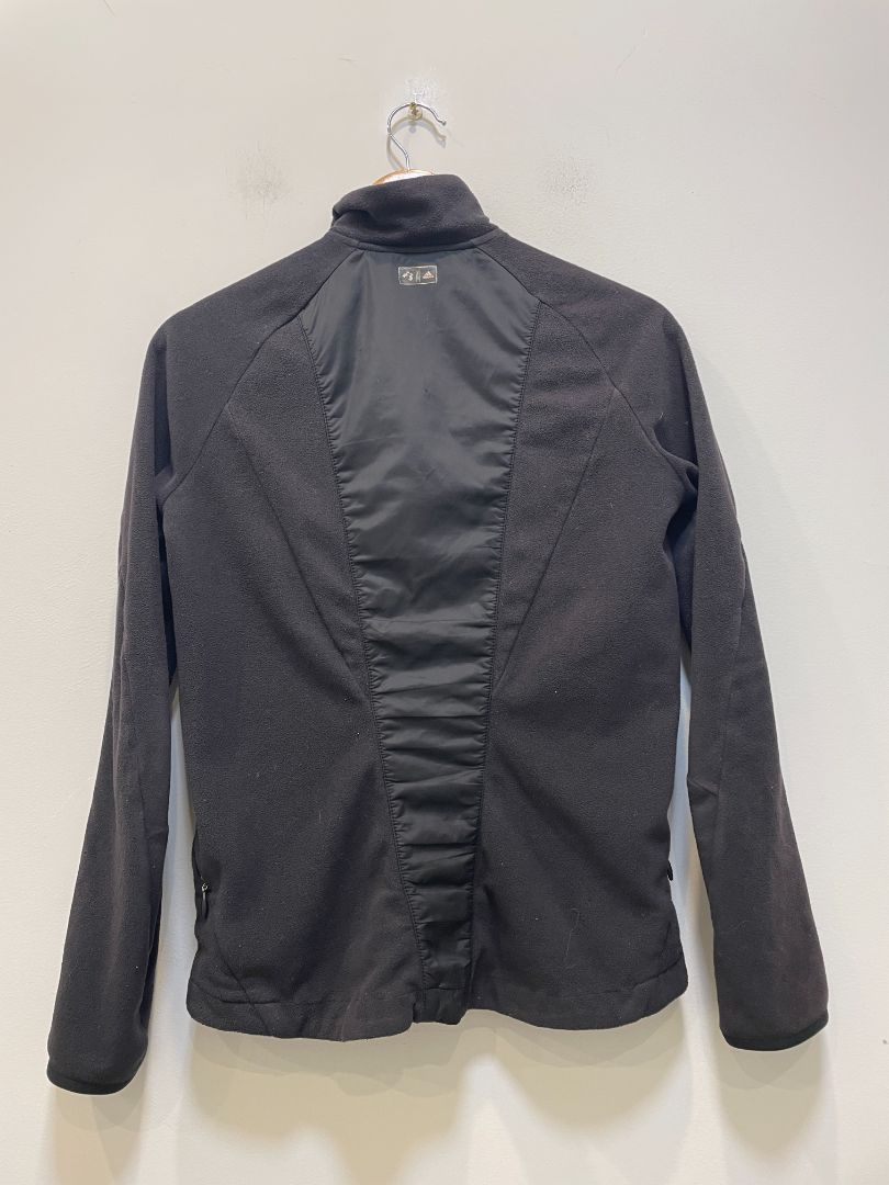 Black Adidas Fleece Jacket, S