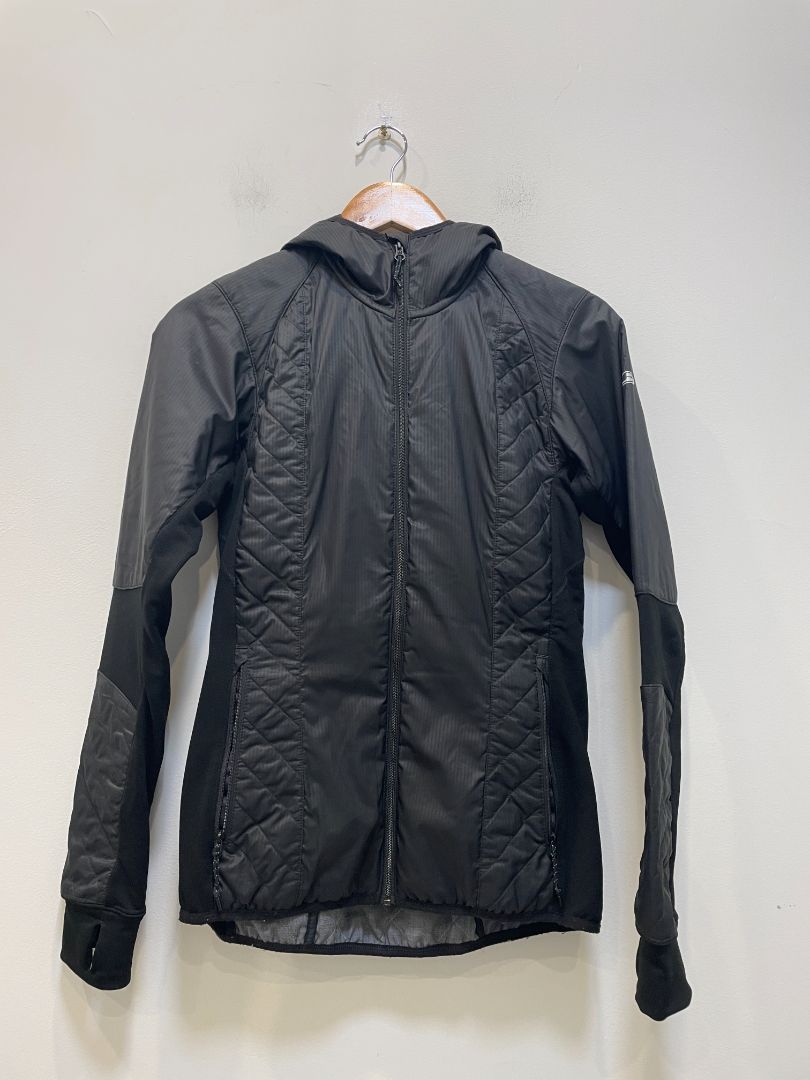 Black Icebreaker Merino Hybrid Jacket, XS