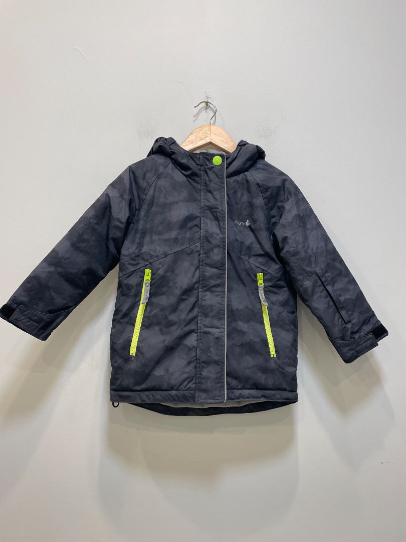 Grey Therm Kids Snow Jacket, 4/4T