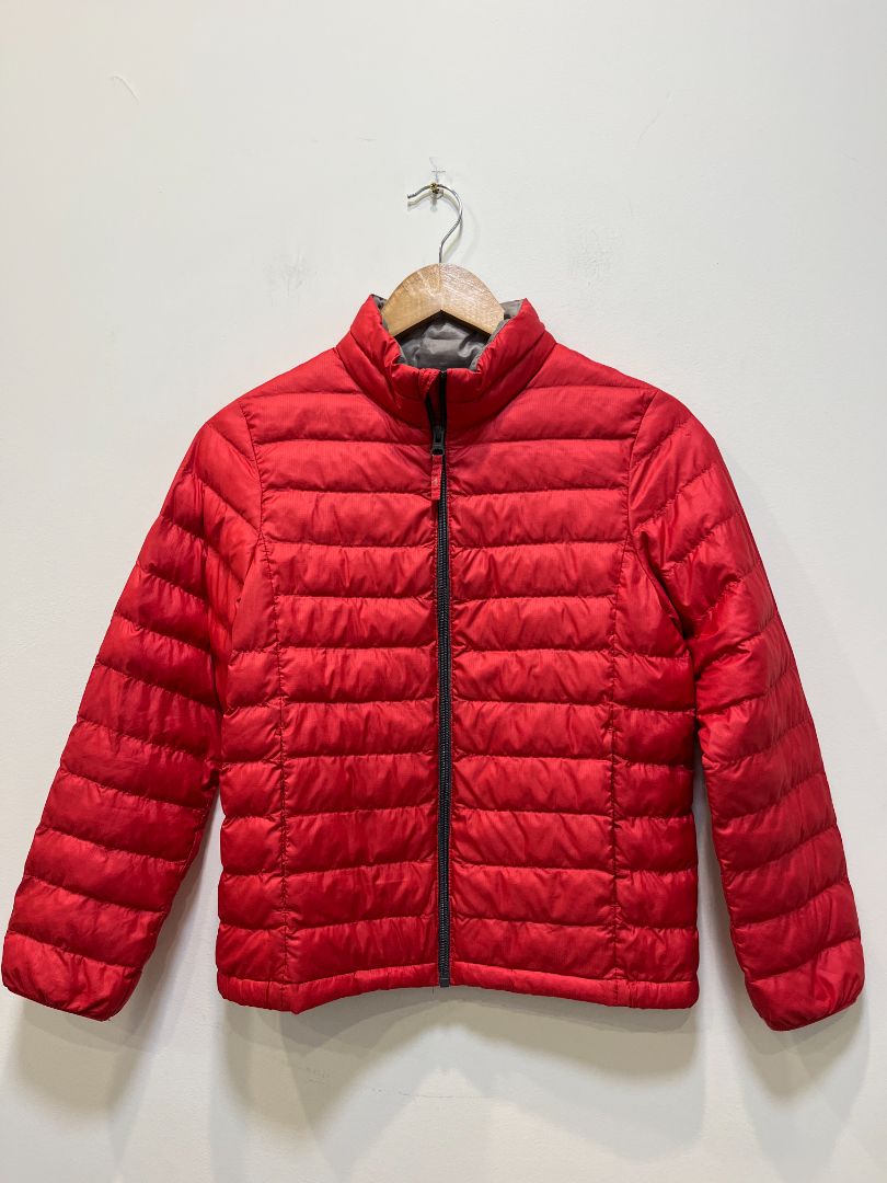 Red Uniqlo Lightweight Puffer Jacket, 8 yrs