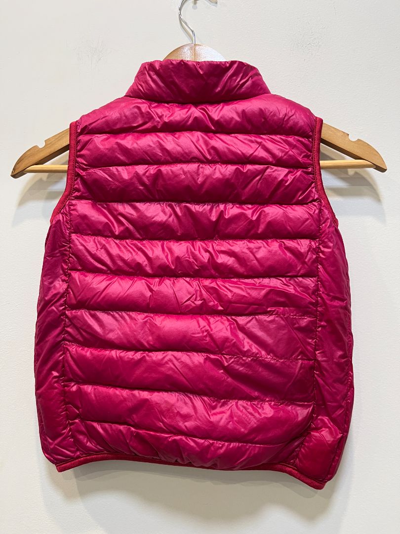 Pink Puffer Vest, 6 yrs
