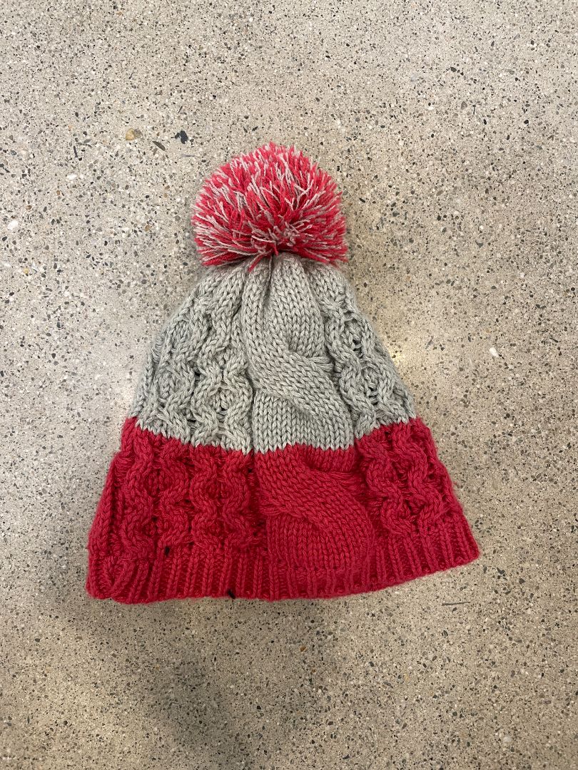 Pink Extremities Pom Beanie, One size