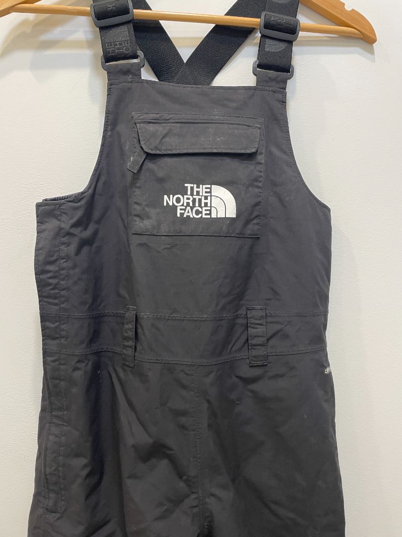 Black The North Face Insulated Bib, Youth M (10-12)