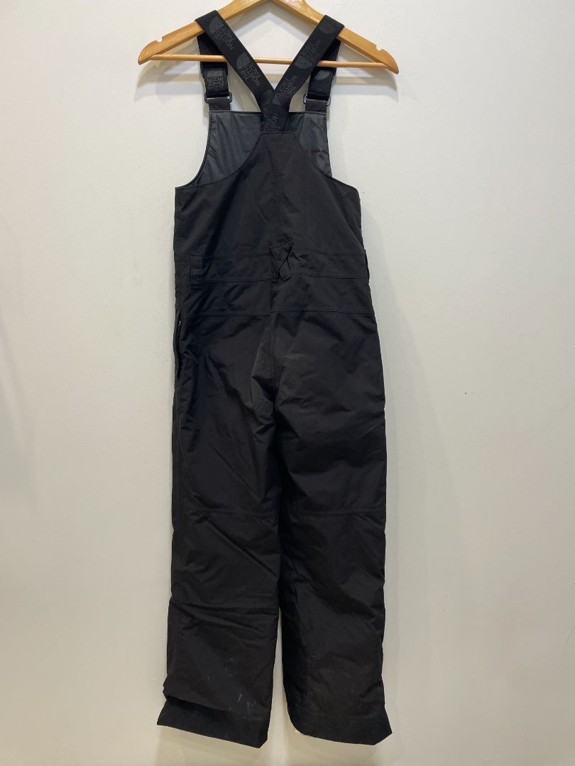 Black The North Face Insulated Bib, Youth M (10-12)