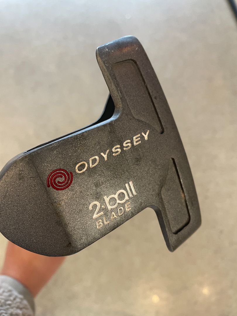 Grey Odyssey White Steel 2-Ball Blade