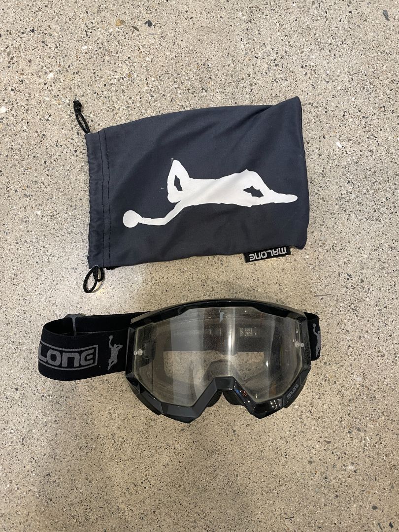 Black Malone Mountain Bike Goggles