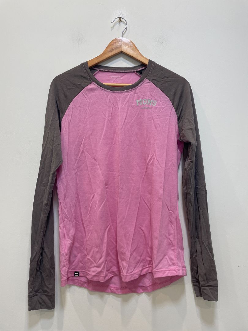 Pink Mons Royale Merino 140 Long Sleeve, XL
