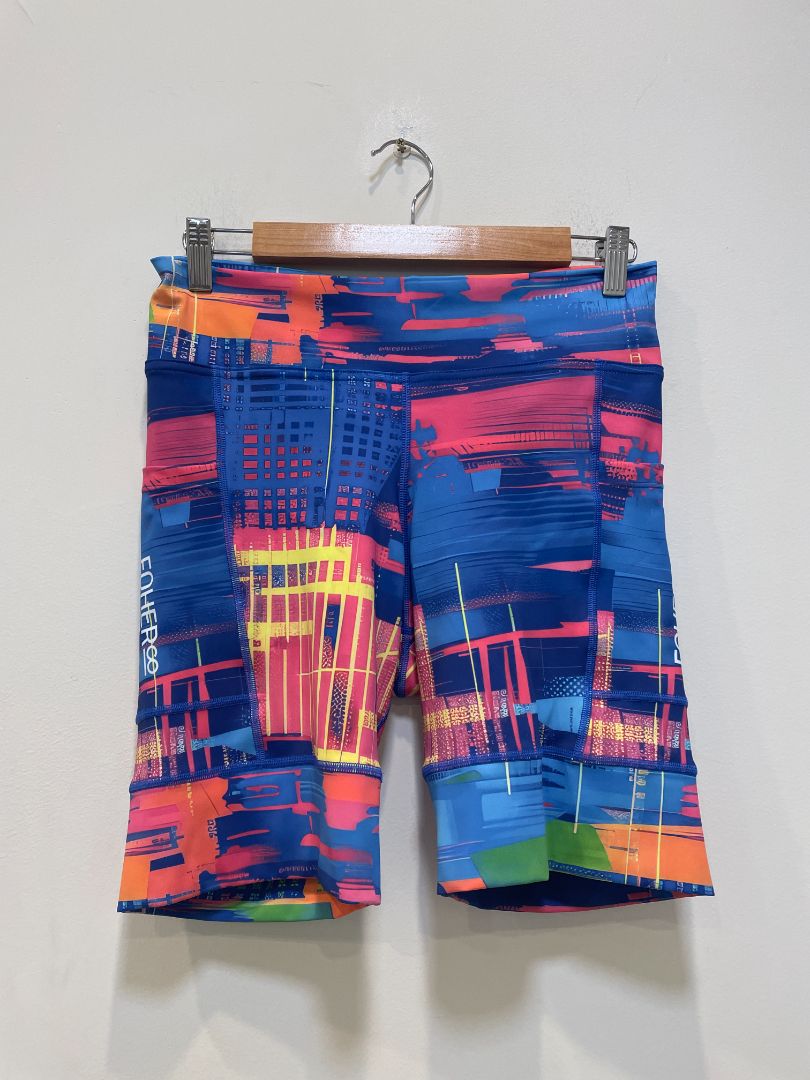 Multicolour Foher Performance Cycling Shorts, XL