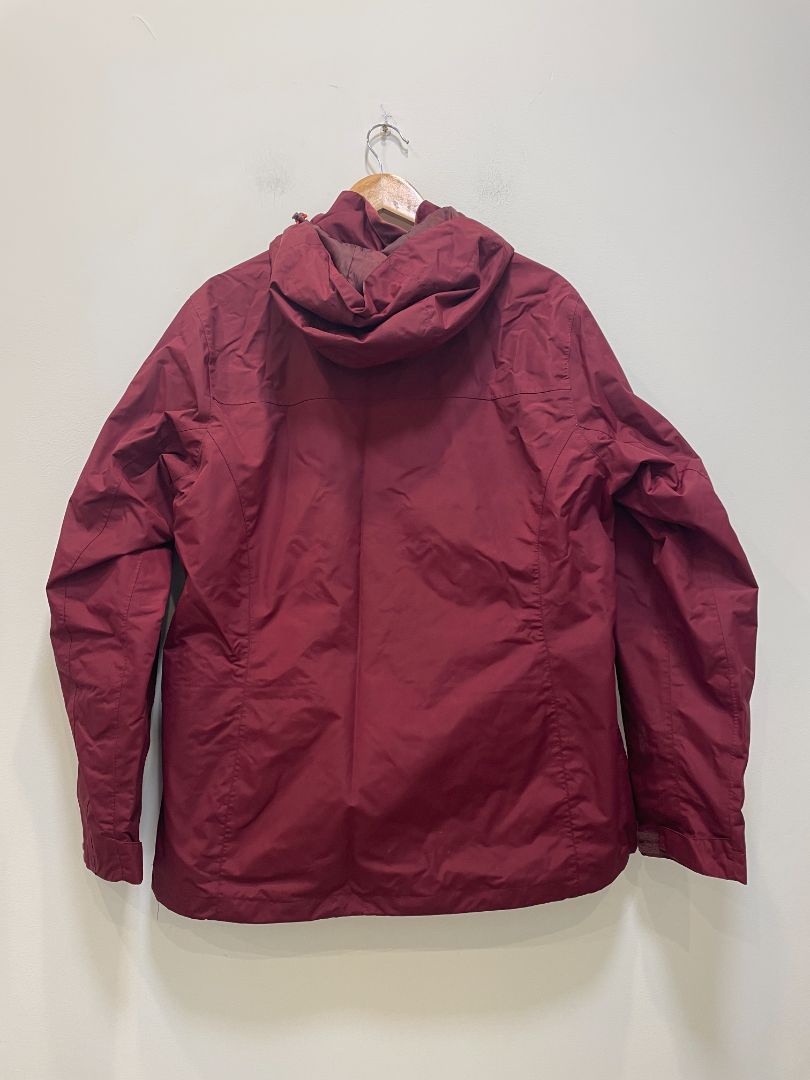 Burgundy Mountain Warehouse Extreme Waterproof Jacket, UK 16 / EU 44