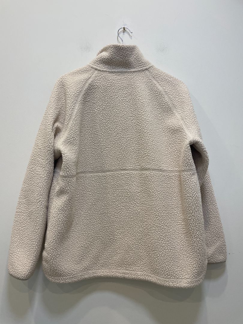 Cream Macpac Sherpa Fleece Jacket, 14
