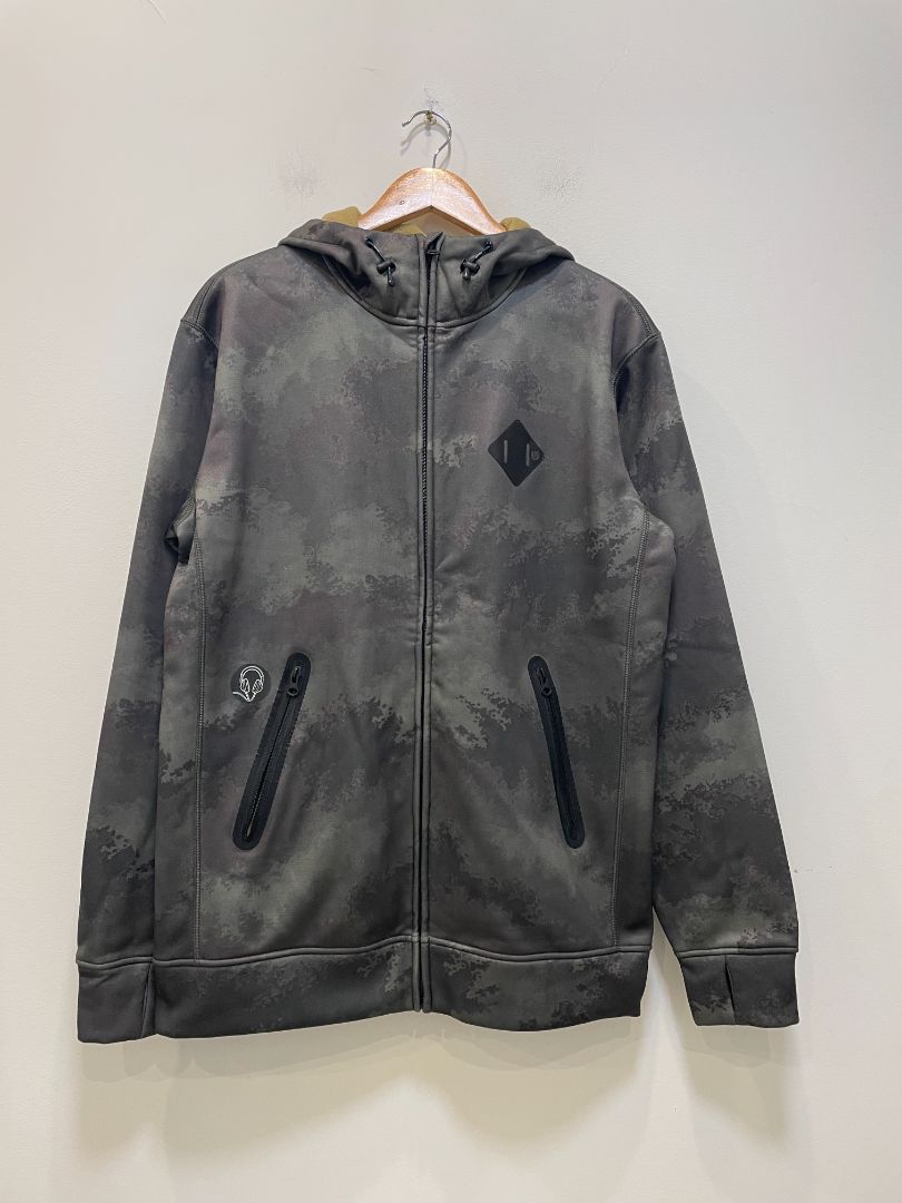 Grey Burton DryRide Bonded Hoodie, S
