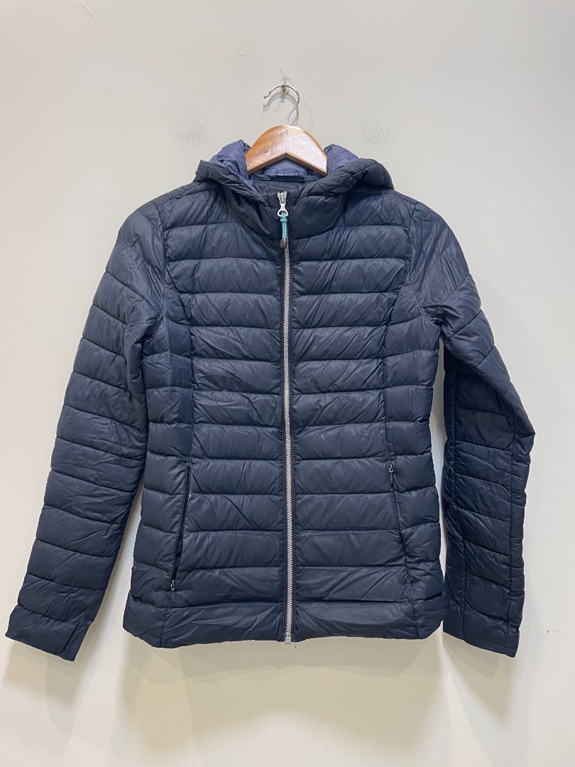 Navy C&A Hooded puffer jacket, EU 36