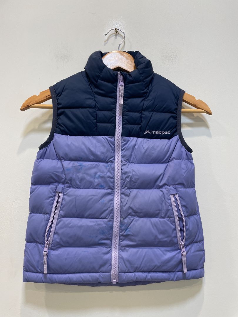 Purple Macpac Puffer vest, 6