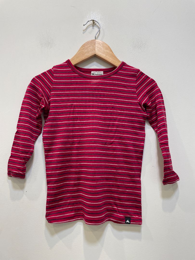 Red Macpac Merino long-sleeve top, 2