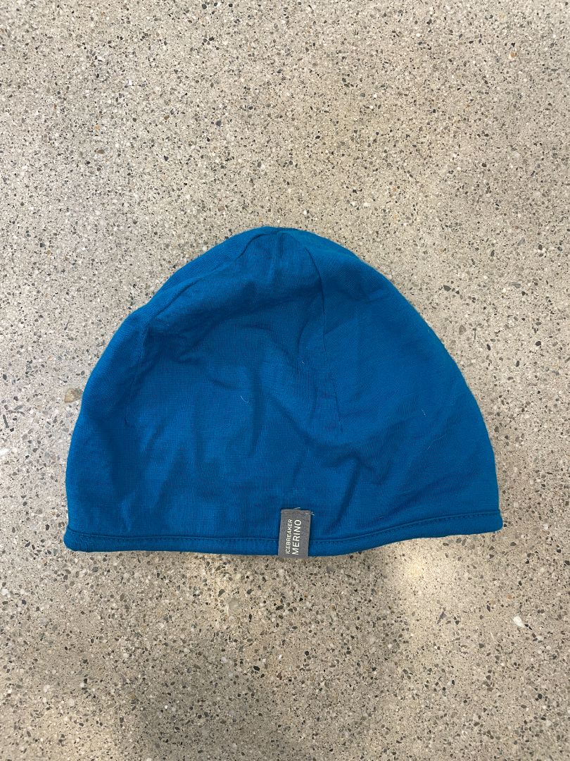 Blue Icebreaker Reversible Merino Beanie, O/S