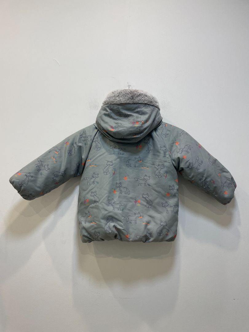 Grey John Lewis & Partners Padded Winter Coat, 3-4 Years