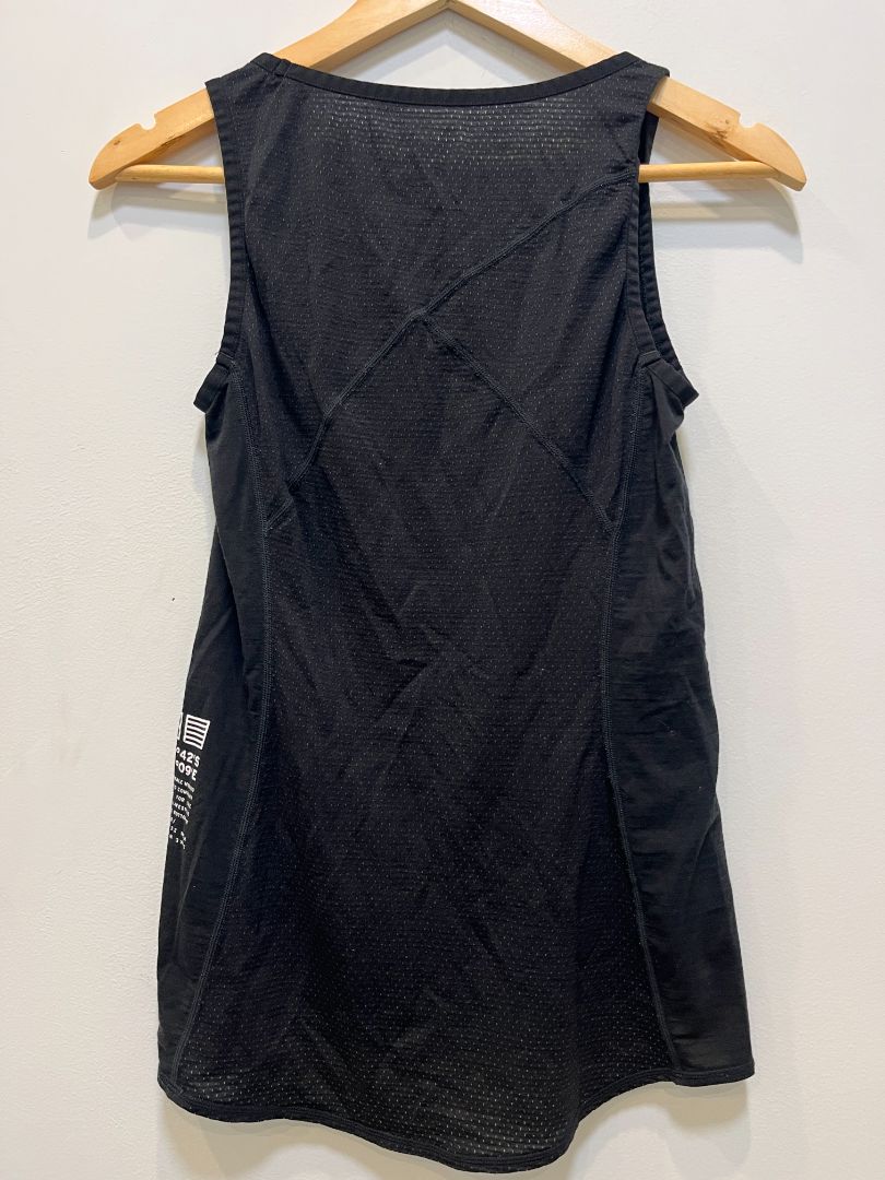 Black Mons Royale Merino singlet, Small
