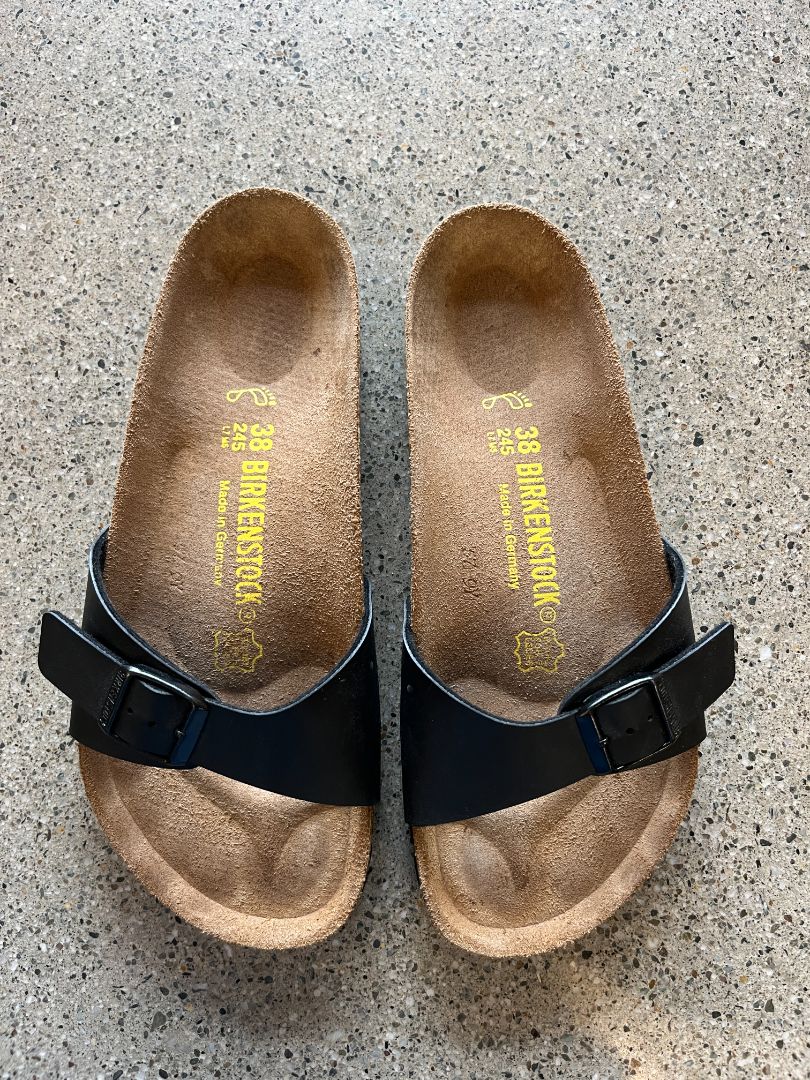 Black Birkenstock Cork sandals, EU 38