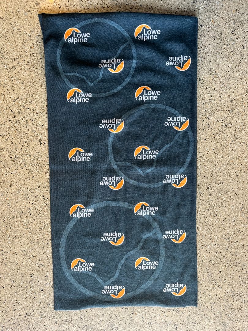 Black Lowe Alpine Neck gaiter