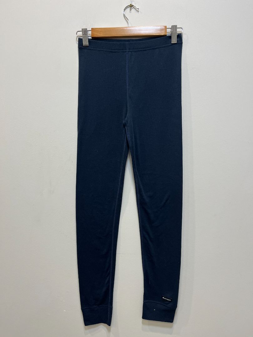 Navy Macpac Kids Thermal Pants, 12 years