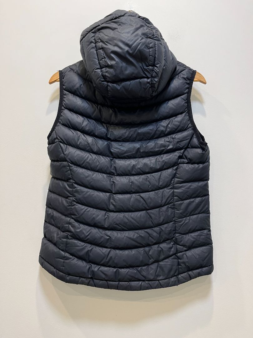 Black Macpac Hooded Down Vest, 12