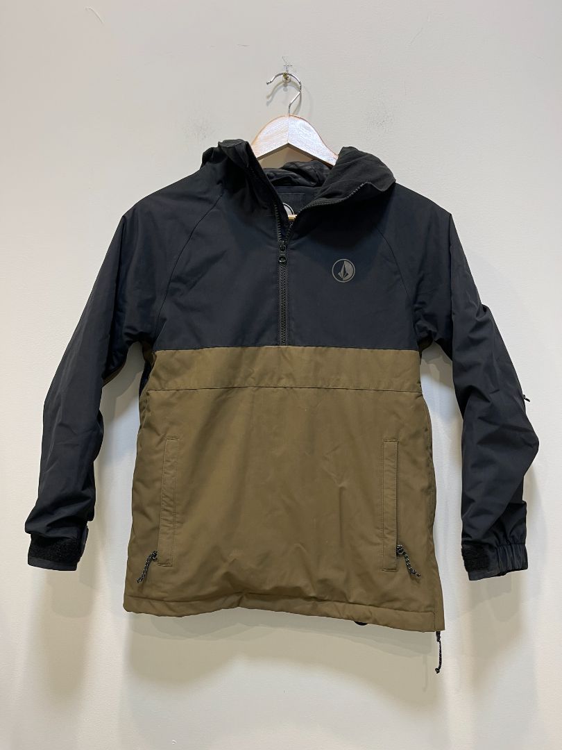 Black/Khaki Volcom Ski Jacket, 8 yrs