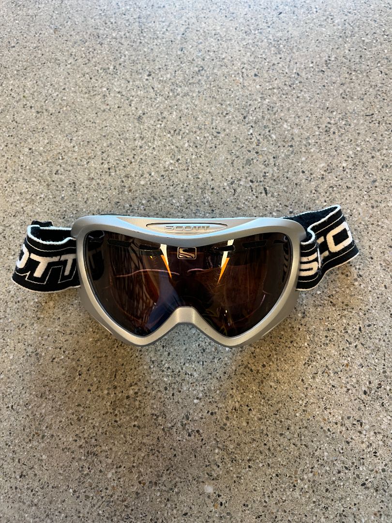 Silver/Black Scott Ski goggles, Adult