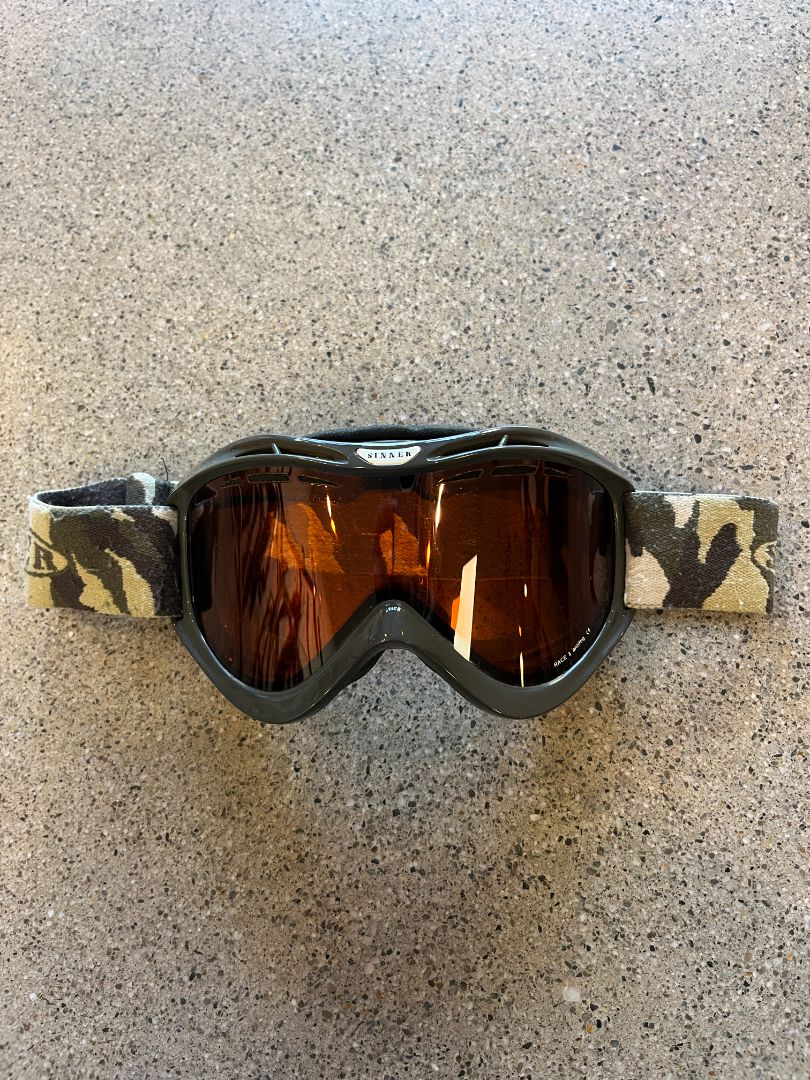 Camo/Green Sinner Ski goggles, Adult
