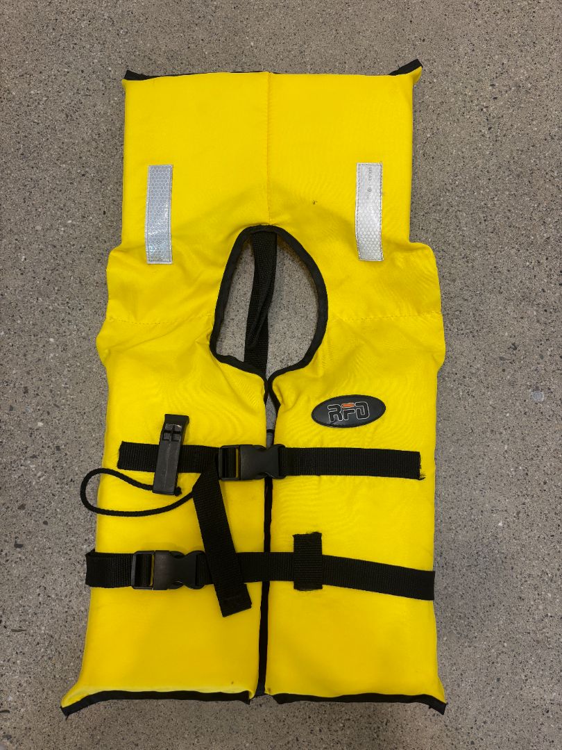 Yellow/Black RFD Kids Lifejacket, Child (15–25 kg)