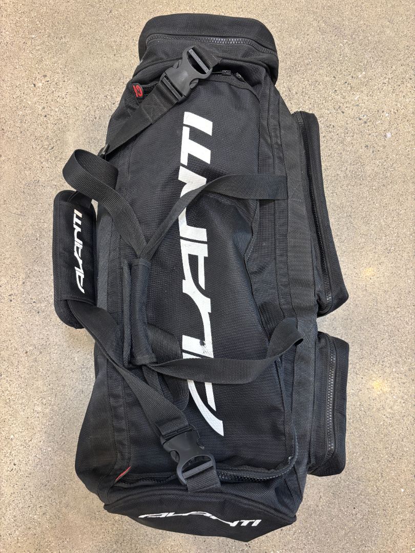 Black/Red/White Avanti Bike Bag, L