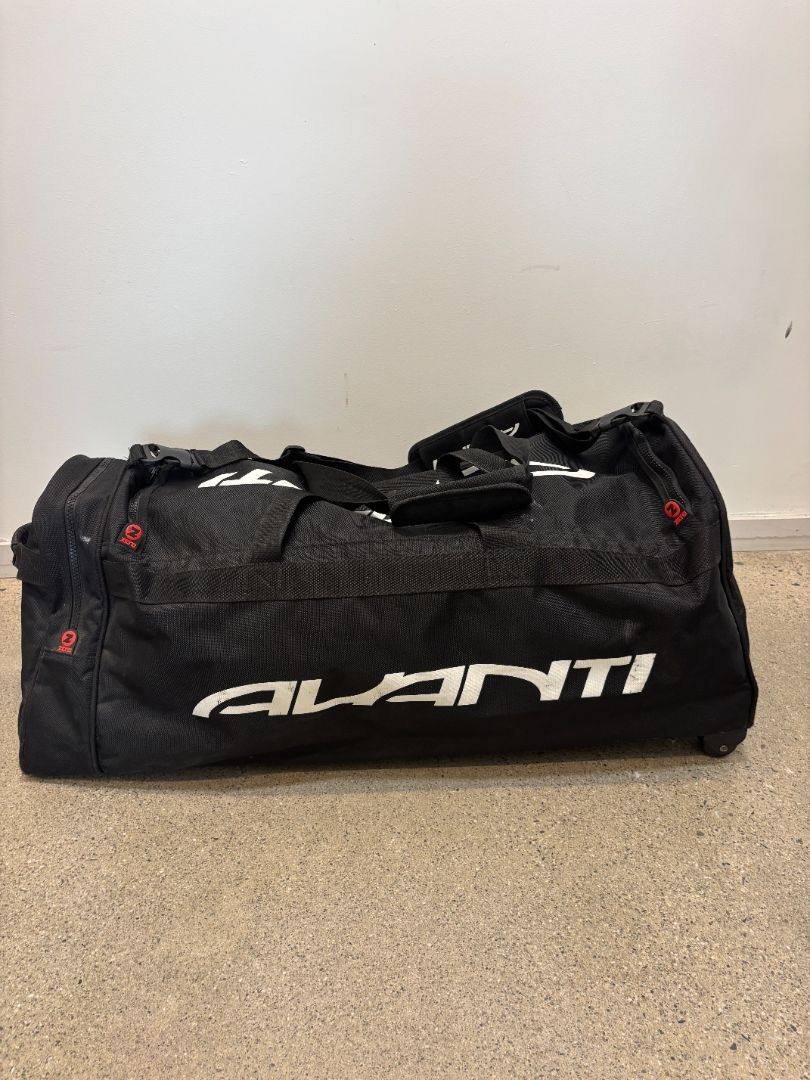 Black/Red/White Avanti Bike Bag, L
