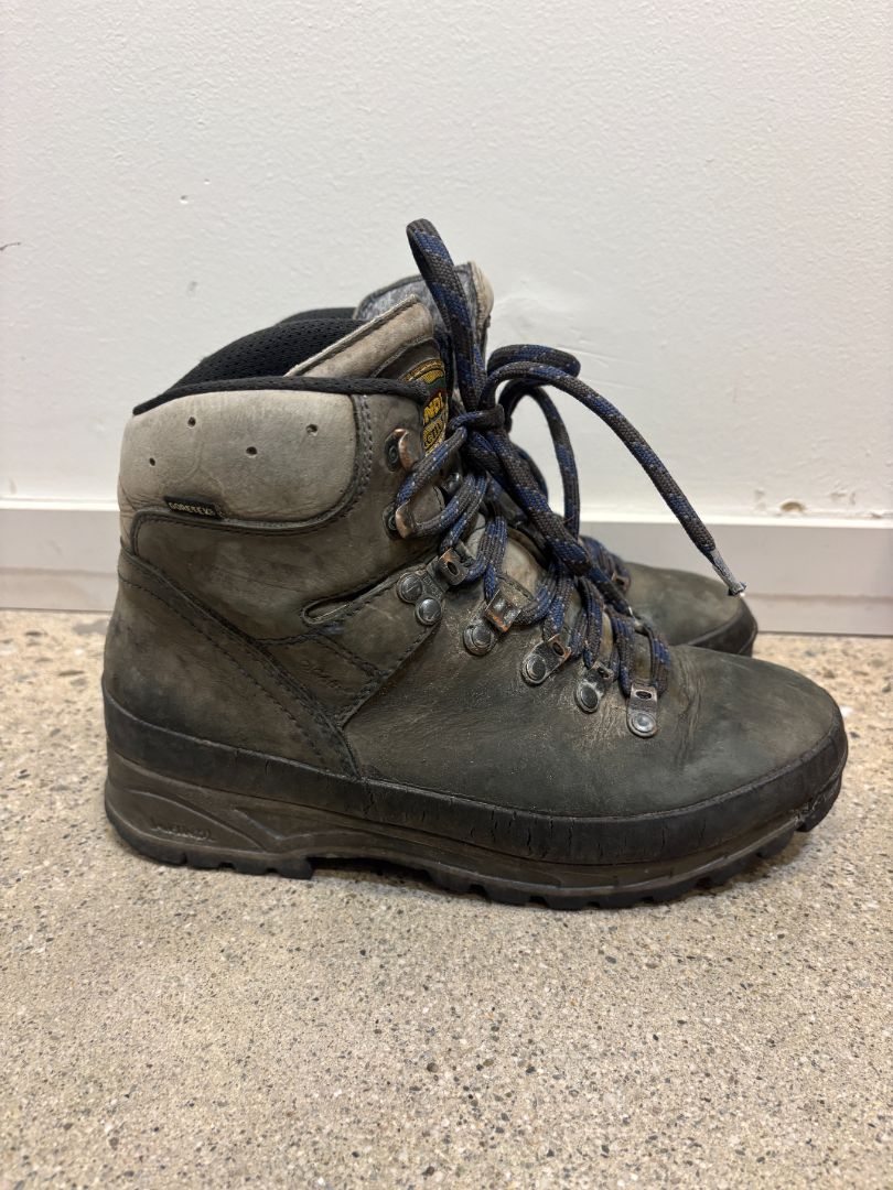 Brown/Charcoal Meindl Pro Active Leather Hiking Boots, EU 41 (approx Women's 10 / Men's 8.5)