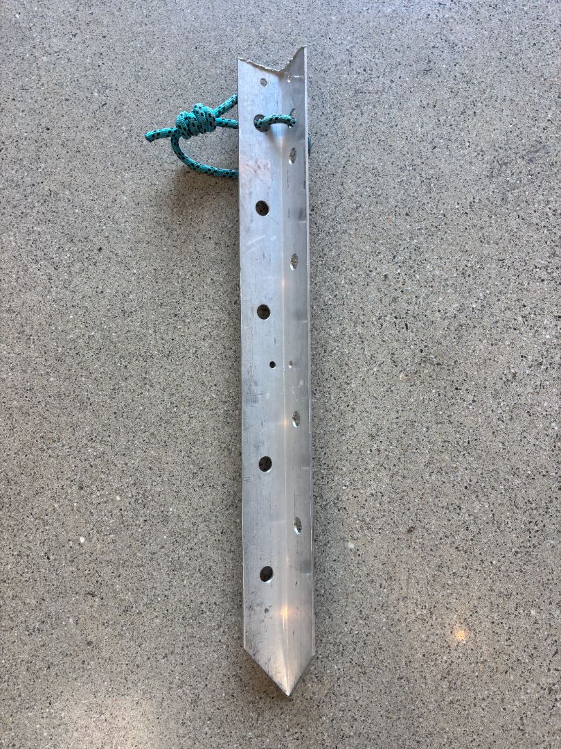 Silver Unbranded Snow picket stake, 60 cm