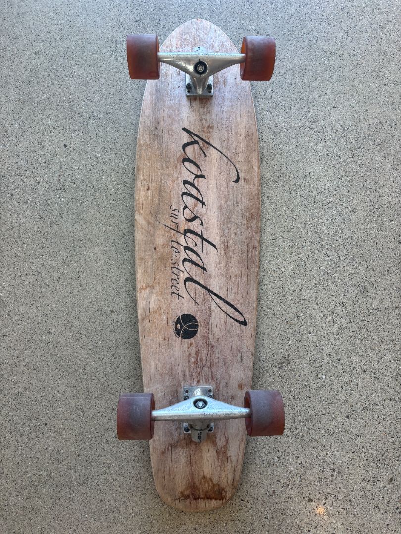 Wood Koastal Koastal Surf to Street Skateboard, Longboard