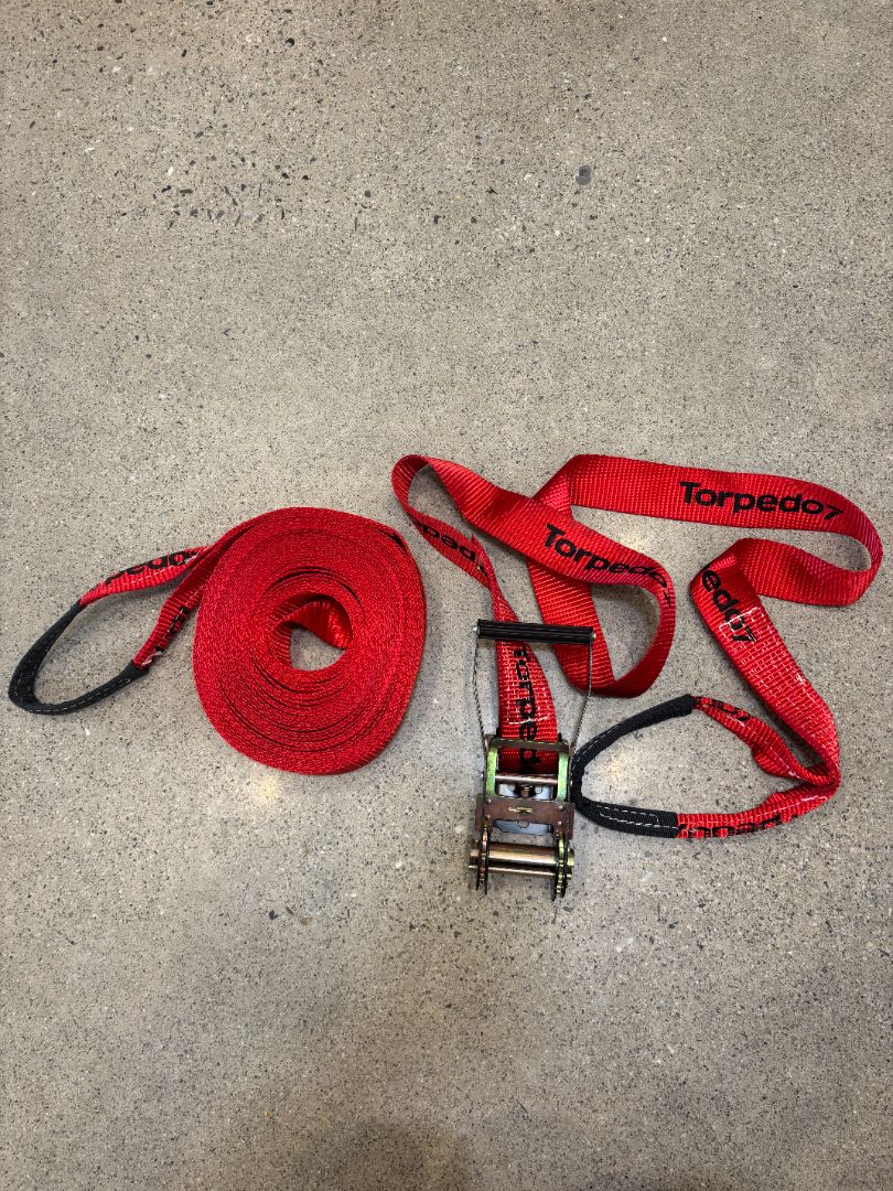 Red Torpedo7 Torpedo7 Slackline Set, 15m