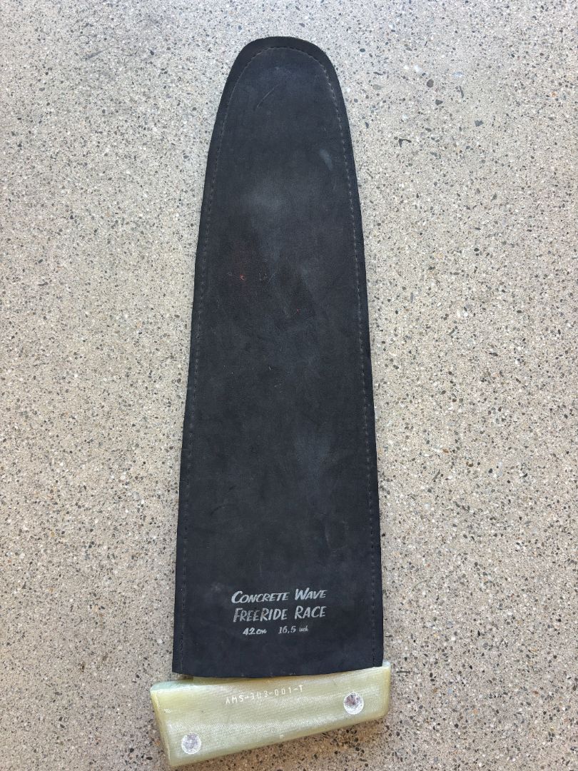 Clear Fiberglass AMS Fins AMS Fins Cup 36b Windsurf Fin, 36cm