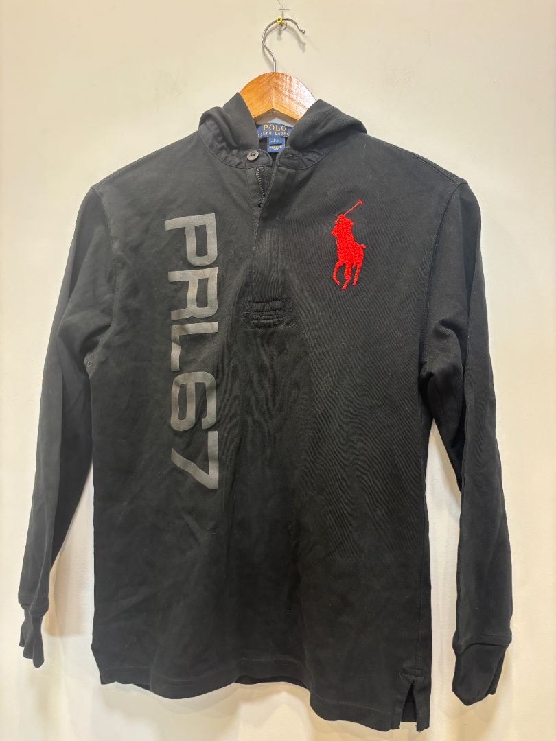Black Ralph Lauren Polo Long-Sleeve Top, Kids L