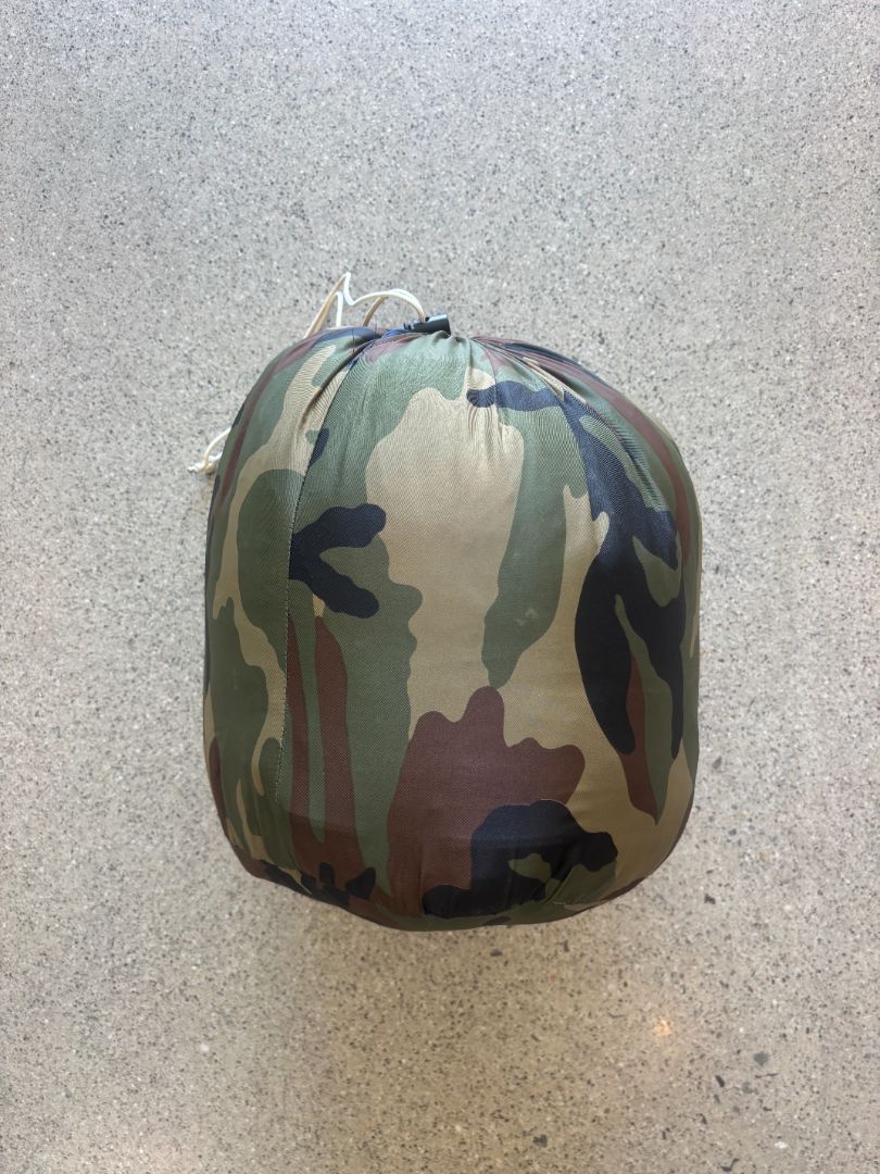 Blue/Camouflage Domex 50/50 Down Sleeping Bag, Regular