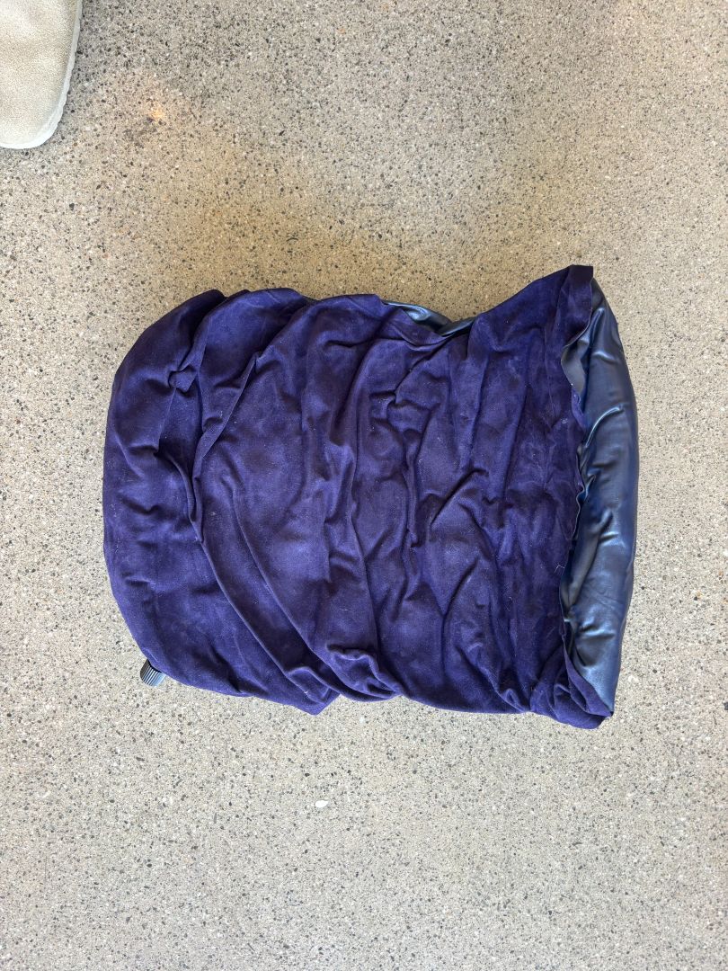 blue Unbranded Self-inflating camping pillow, Single